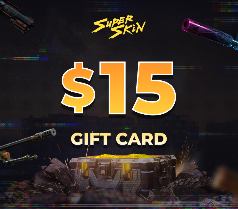 SuperSkin $15 Подарочная карта