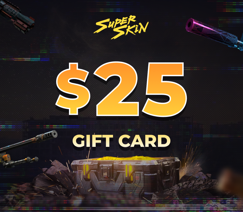 SuperSkin $25 Подарочная карта