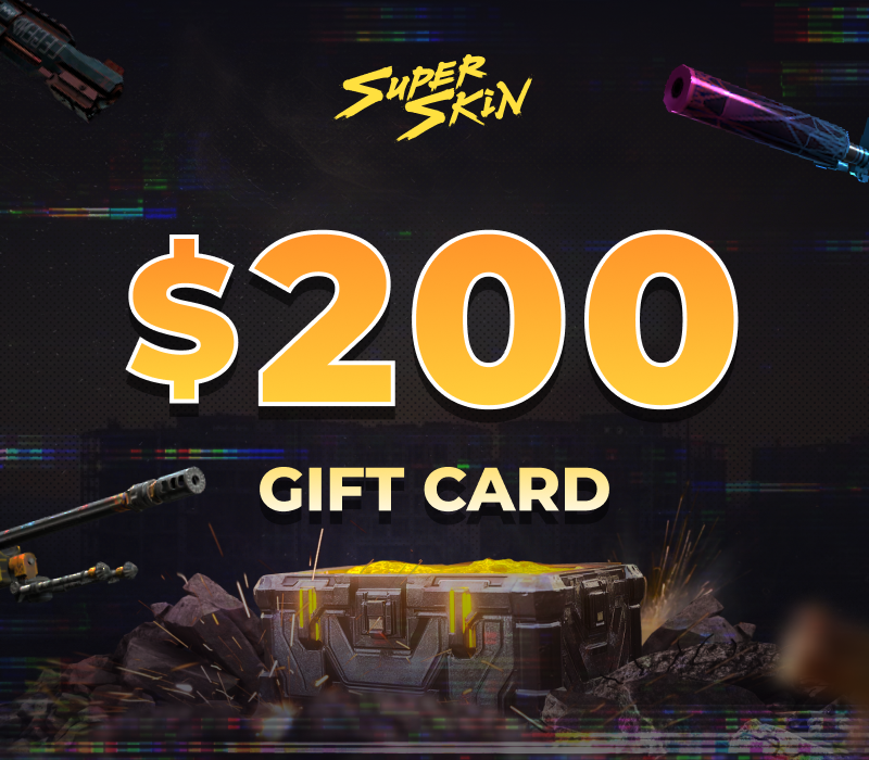 SuperSkin $200 Подарочная карта