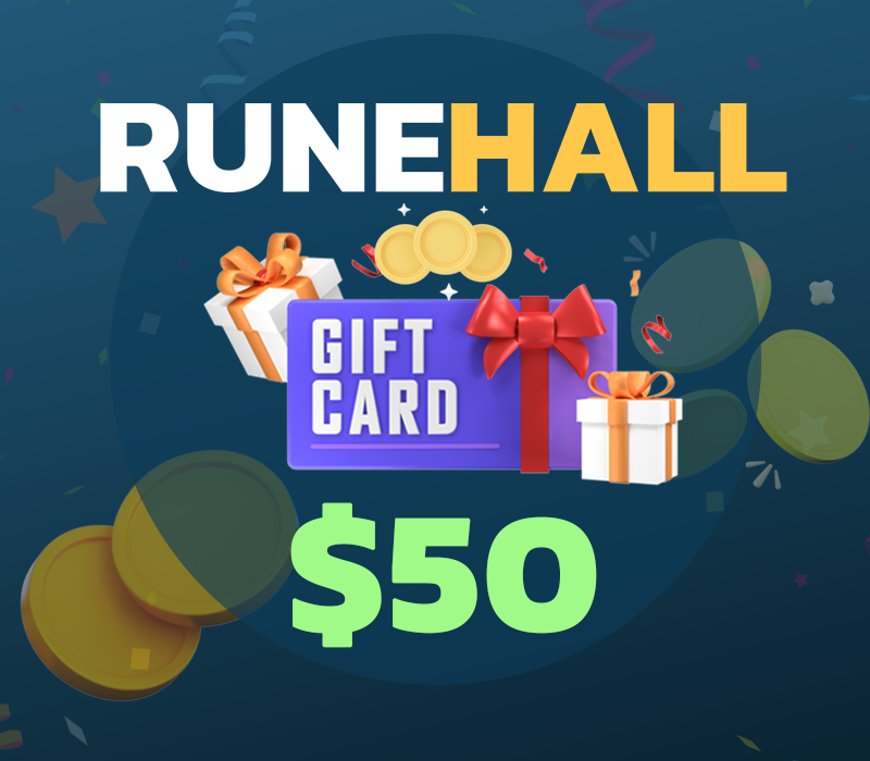 RuneHall $50 Подарочная карта