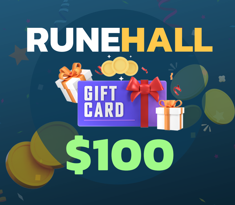 RuneHall $100 Подарочная карта