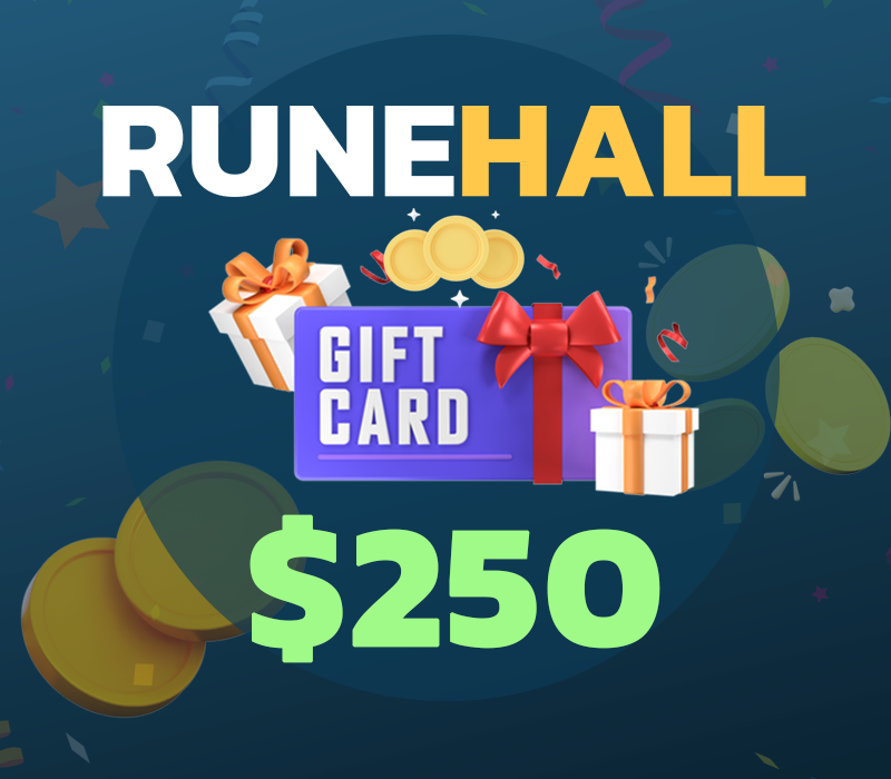 RuneHall $250 Подарочная карта