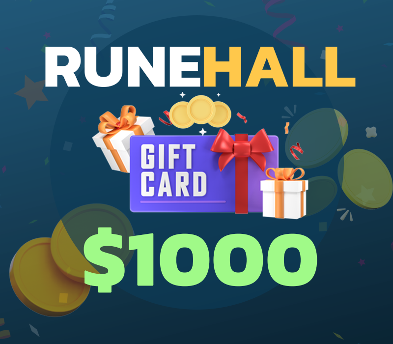 RuneHall $1000 Подарочная карта