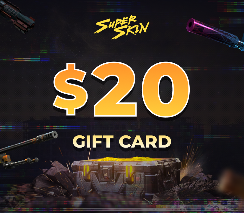 SuperSkin $20 Подарочная карта