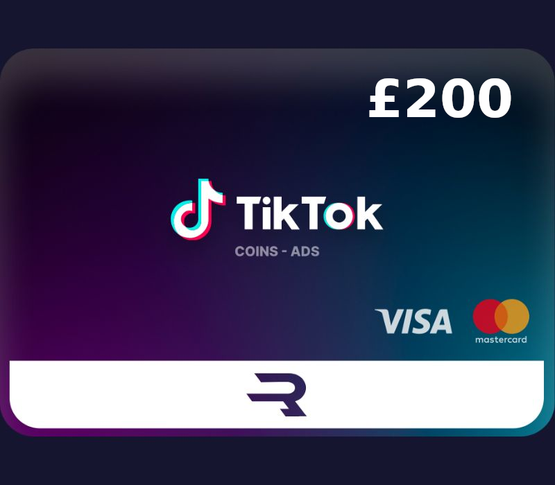 Rewarble TikTok GBP 200 Gift Card
