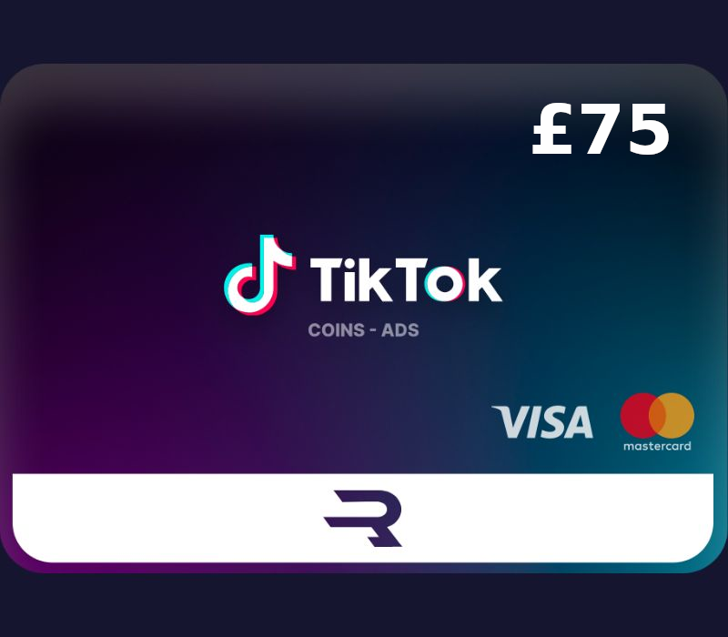 Rewarble TikTok GBP 75 Подарочная карта