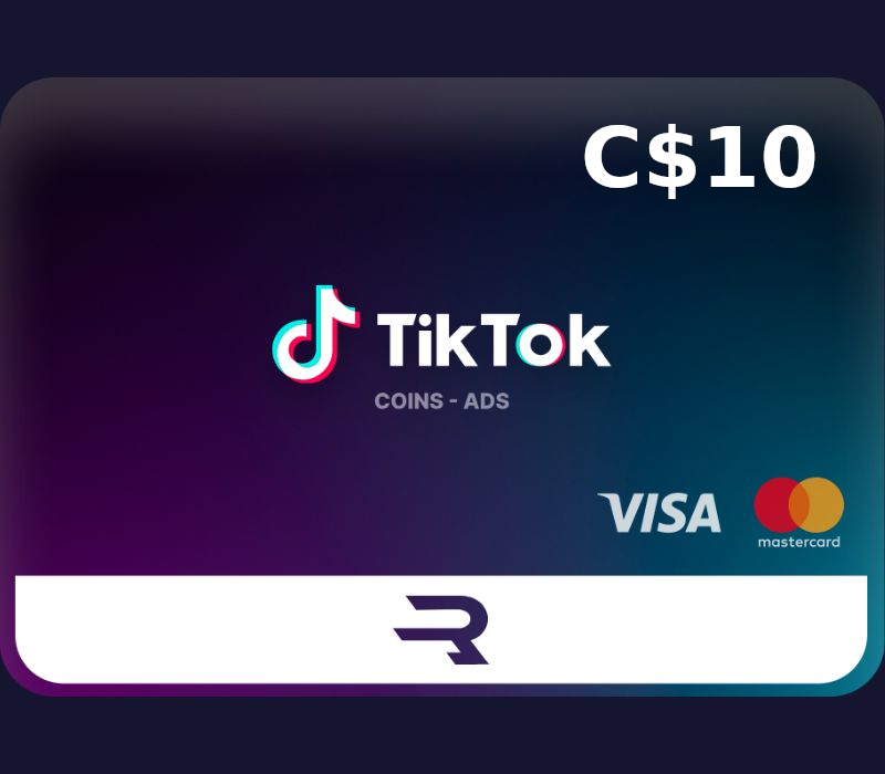 Rewarble TikTok CAD 10 Подарочная карта