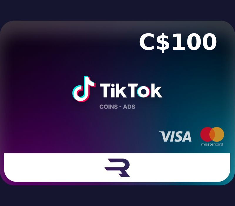 Rewarble TikTok CAD 100 Подарочная карта