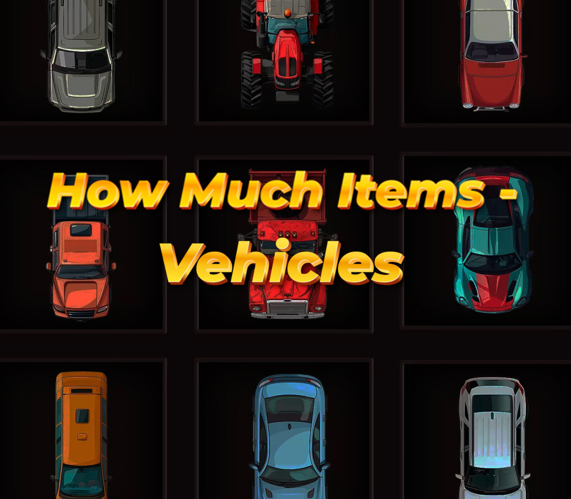 How Much Items: Vehicles PC Steam Ключ