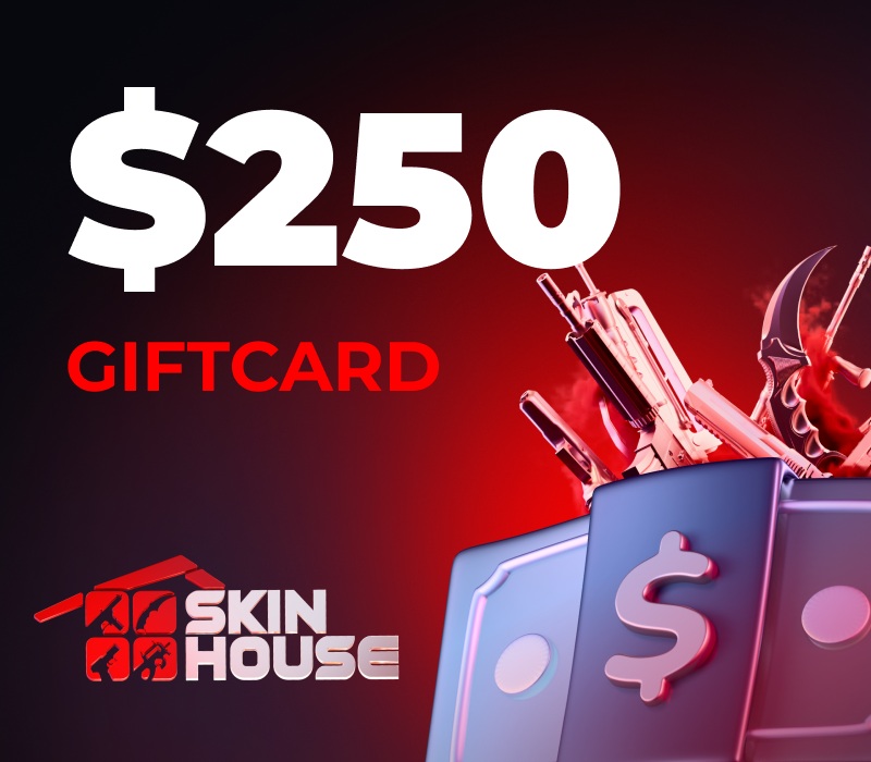SkinHouse.gg $250 Подарочная карта