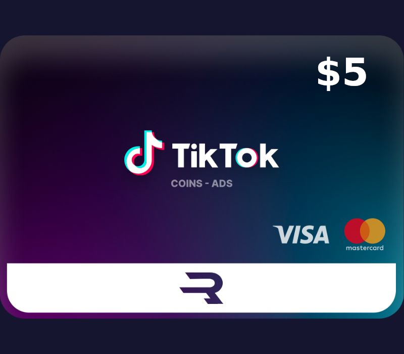 Rewarble TikTok USD 5 Подарочная карта