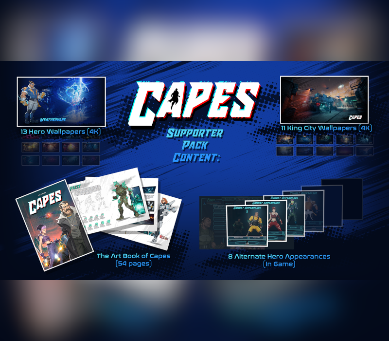 Capes - Supporter Pack DLC PC Steam Ключ