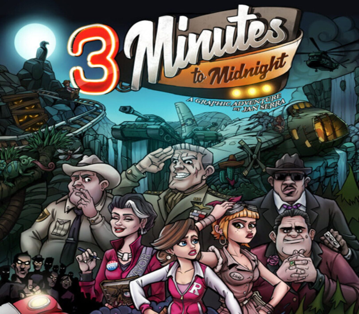 3 Minutes to Midnight - A Comedy Graphic Adventure PC Steam Ключ