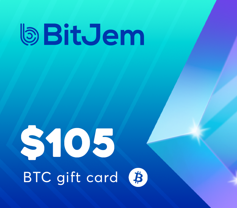 BitJem Crypto Подарочная карта (BTC) $105