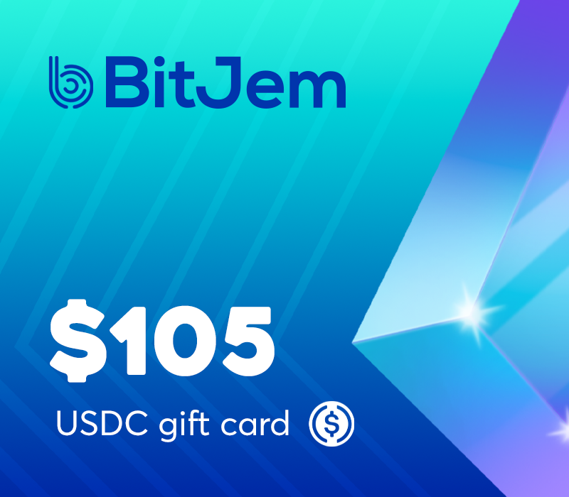 BitJem Crypto Подарочная карта (USDC) $105