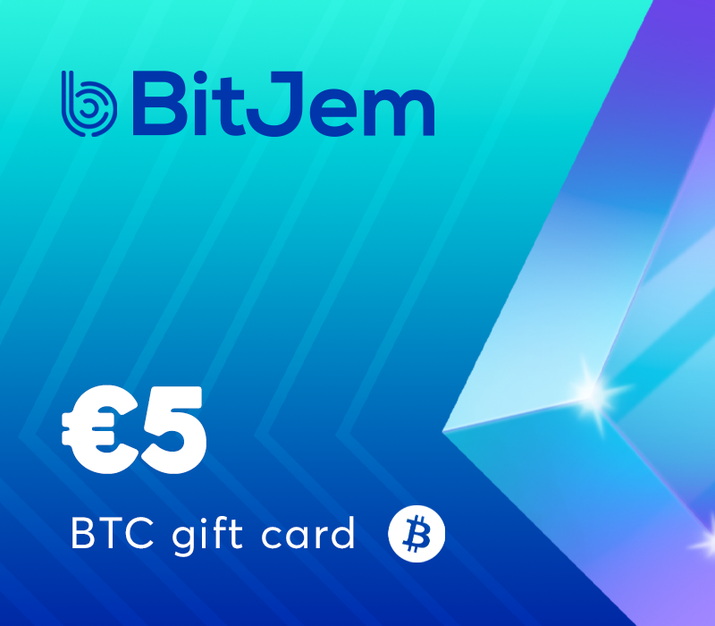 BitJem Crypto Подарочная карта (BTC) €5