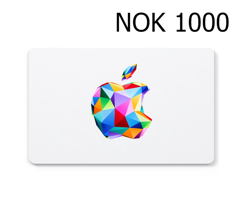 Apple 1000 NOK Подарочная карта NO