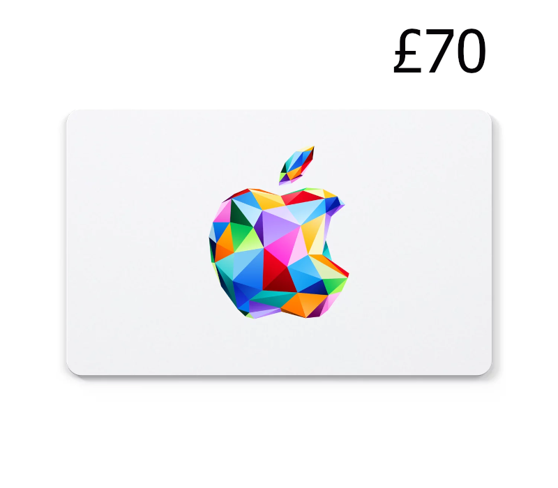 Apple £70 Подарочная карта UK