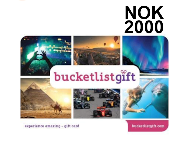 BucketlistGift 2000 NOK Подарочная карта NO