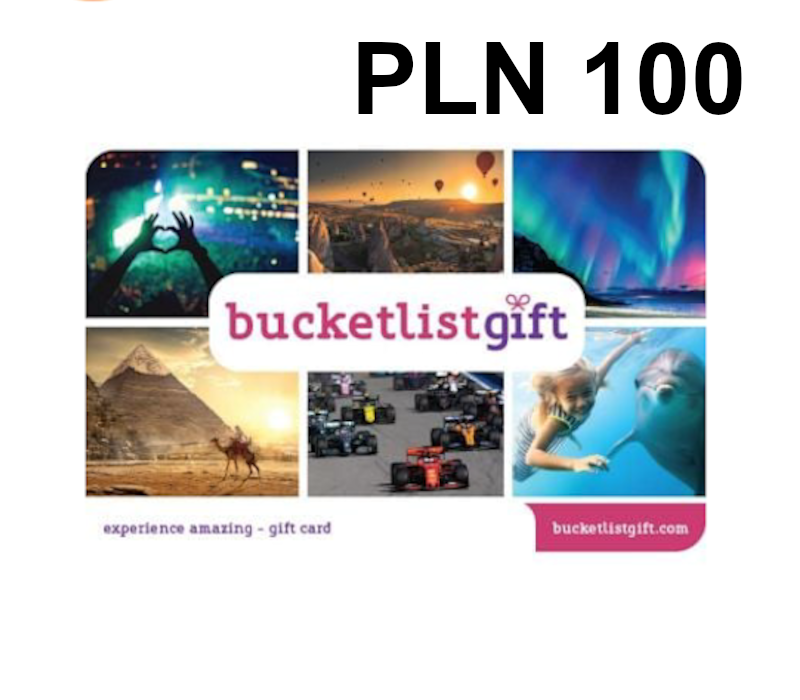 BucketlistGift 100 PLN Подарочная карта PL
