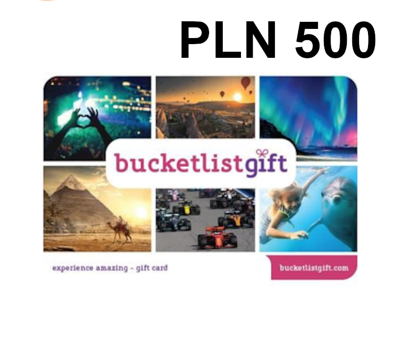 BucketlistGift 500 PLN Подарочная карта PL