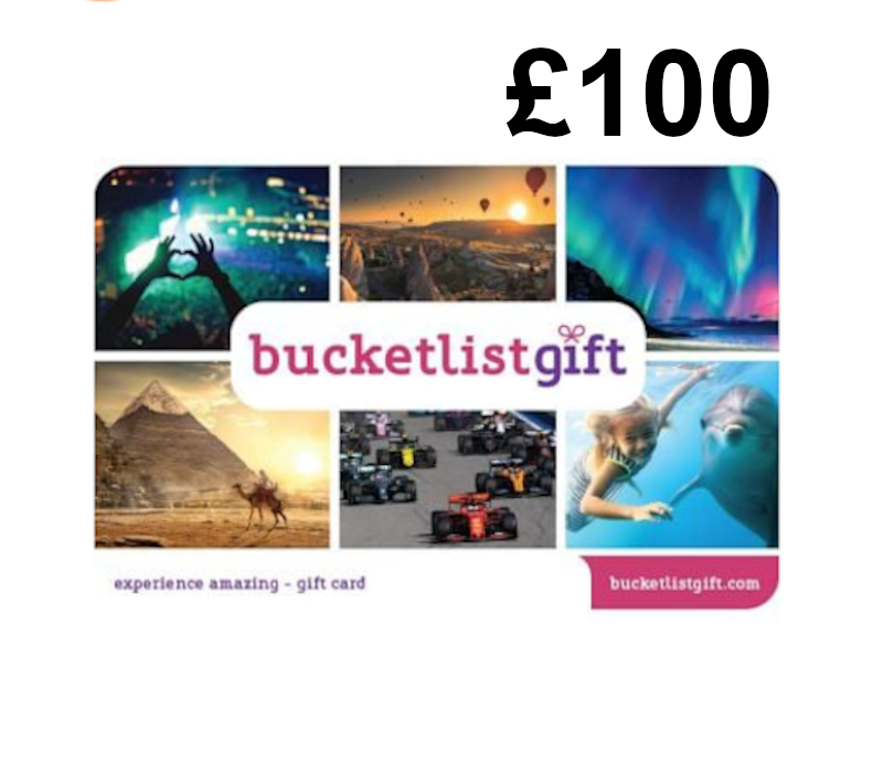 BucketlistGift £100 Подарочная карта UK