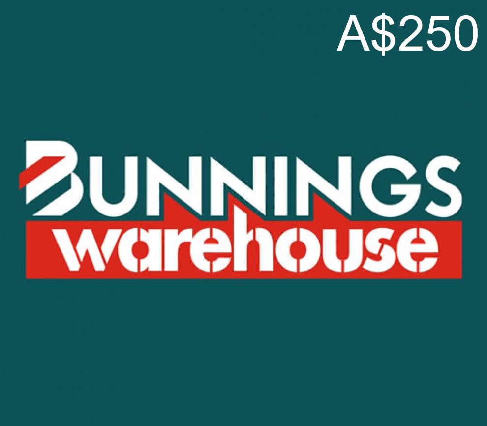 Bunnings Warehouse A$250 Подарочная карта AU