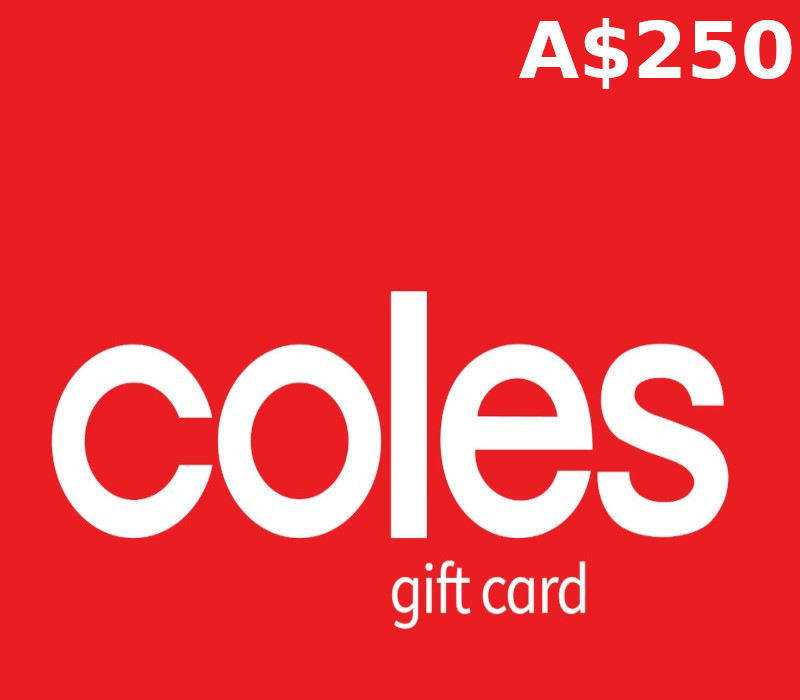 Coles A$250 Подарочная карта AU