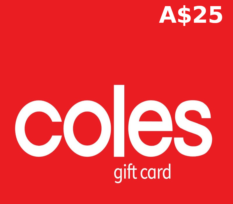 Coles A$25 Подарочная карта AU