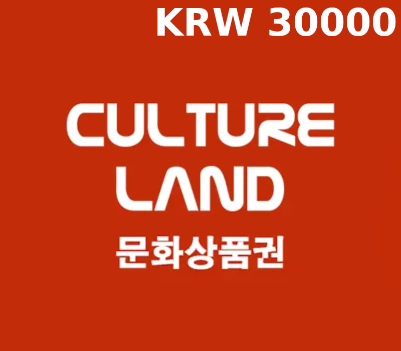 Culture Land ₩30000 Подарочная карта KR