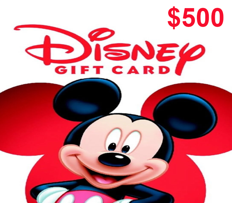 Disney USD 500 Подарочная карта US