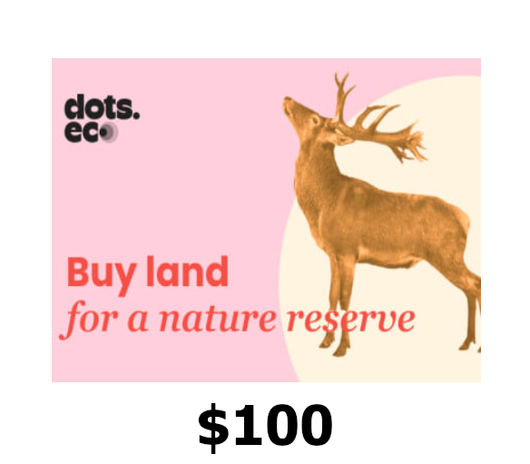 Dots.eco - Buy Land for Nature Reserves USD 100 Подарочная карта US