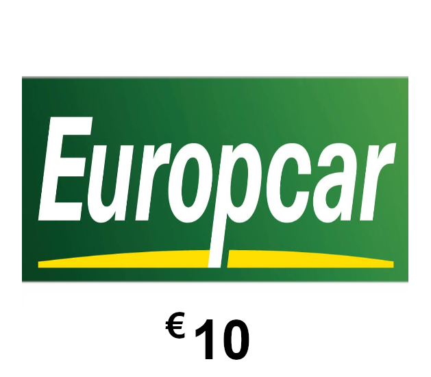 Europcar €10 Подарочная карта DE