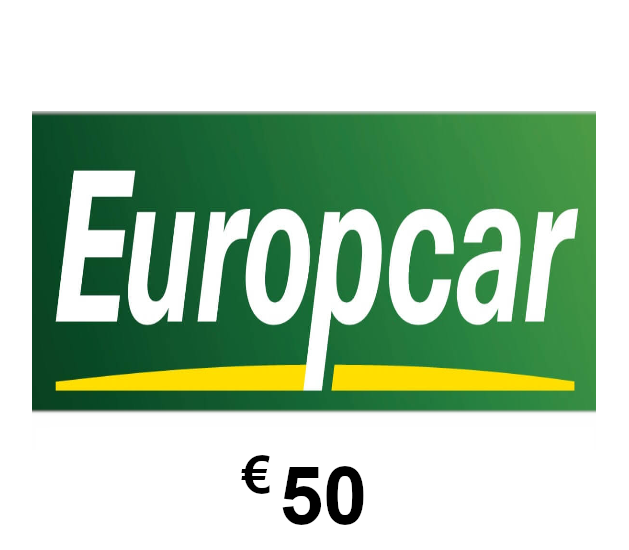 Europcar €50 Подарочная карта DE