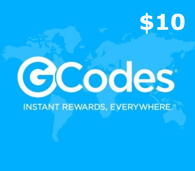 GCodes® Global Retail $10 Подарочная карта US