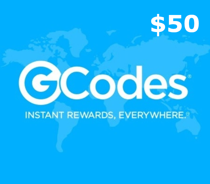GCodes® Global Retail $50 Подарочная карта US