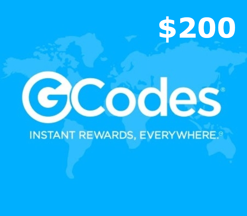 GCodes® Global Everything $200 Подарочная карта US