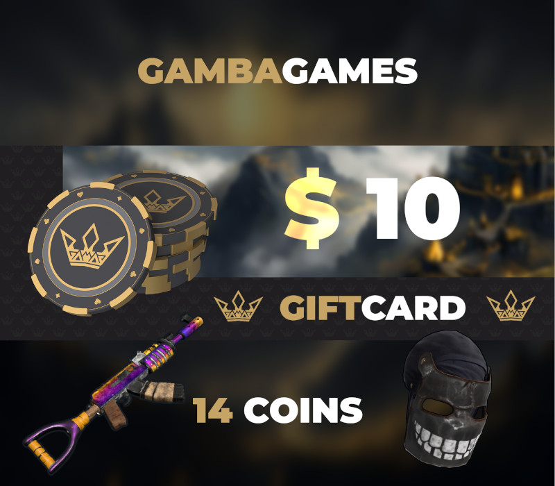 GambaGames $10 Подарочная карта