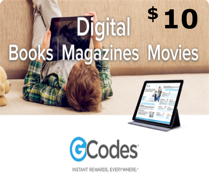 GCodes® Global Digital Media $10 Подарочная карта US