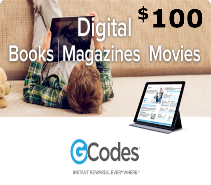 GCodes® Global Digital Media $100 Подарочная карта US