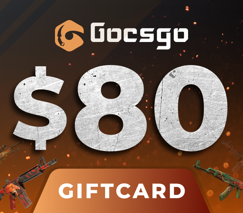 Gocsgo $80 Подарочная карта