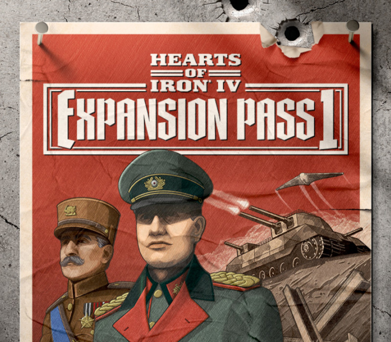 Hearts of Iron IV - Пропуск расширений 1 DLC EU PC Steam Ключ
