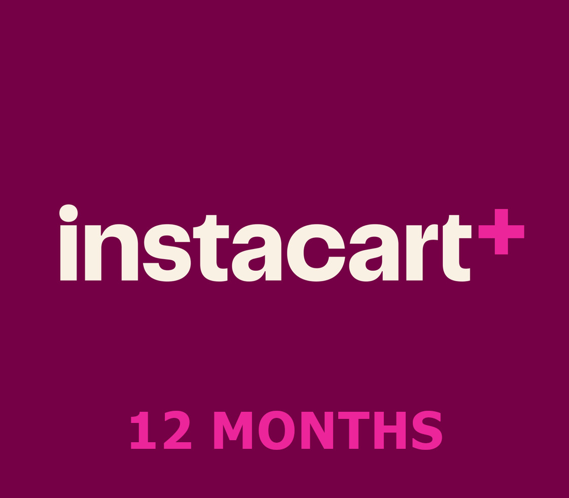 Instacart+ 12 мес. Subscription Подарочная карта US