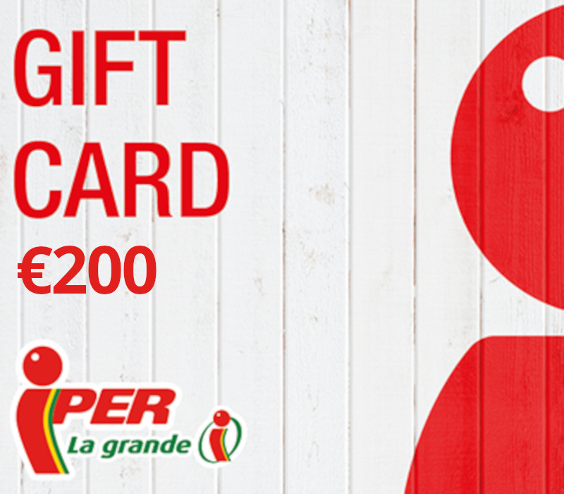 Iper €200 Подарочная карта IT