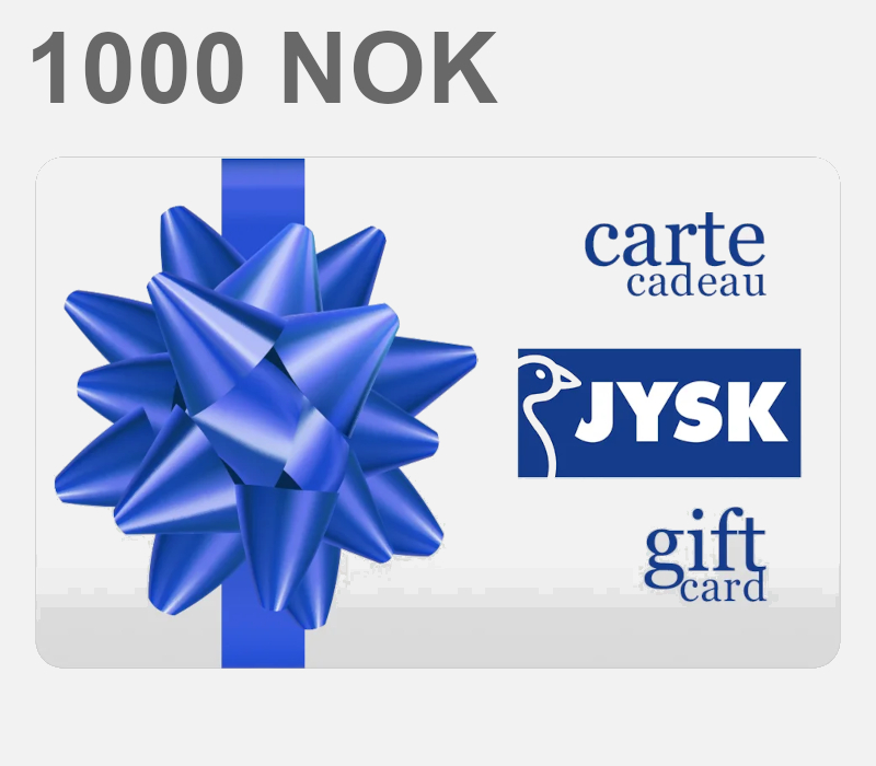 JYSK 1000 NOK Подарочная карта NO
