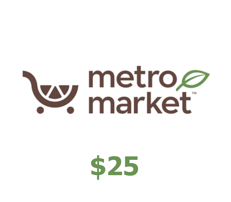 Metro Market $25 Подарочная карта US