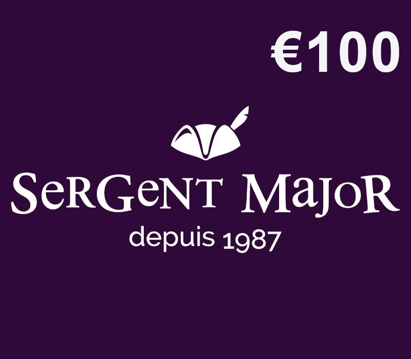 Sergent Major €100 Подарочная карта BE