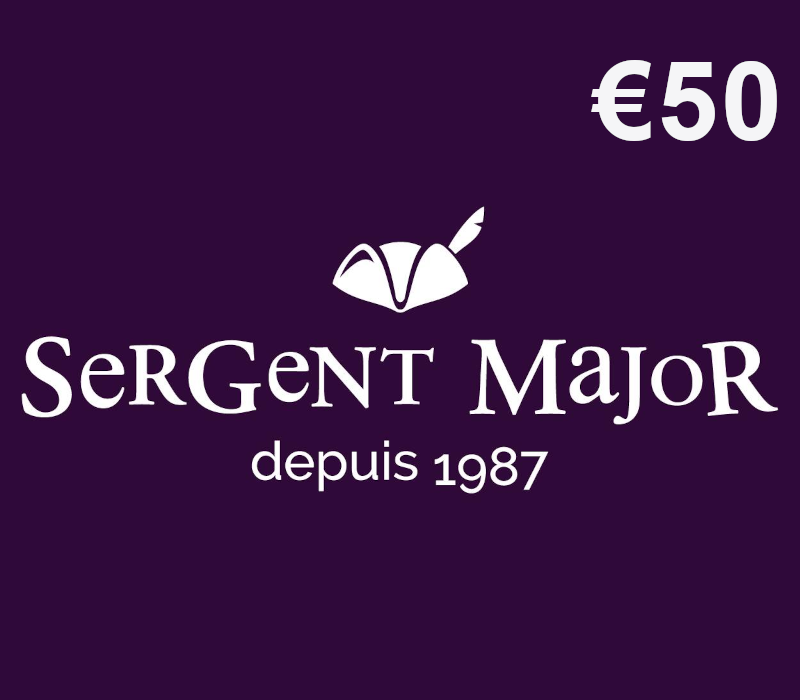 Sergent Major €50 Подарочная карта BE