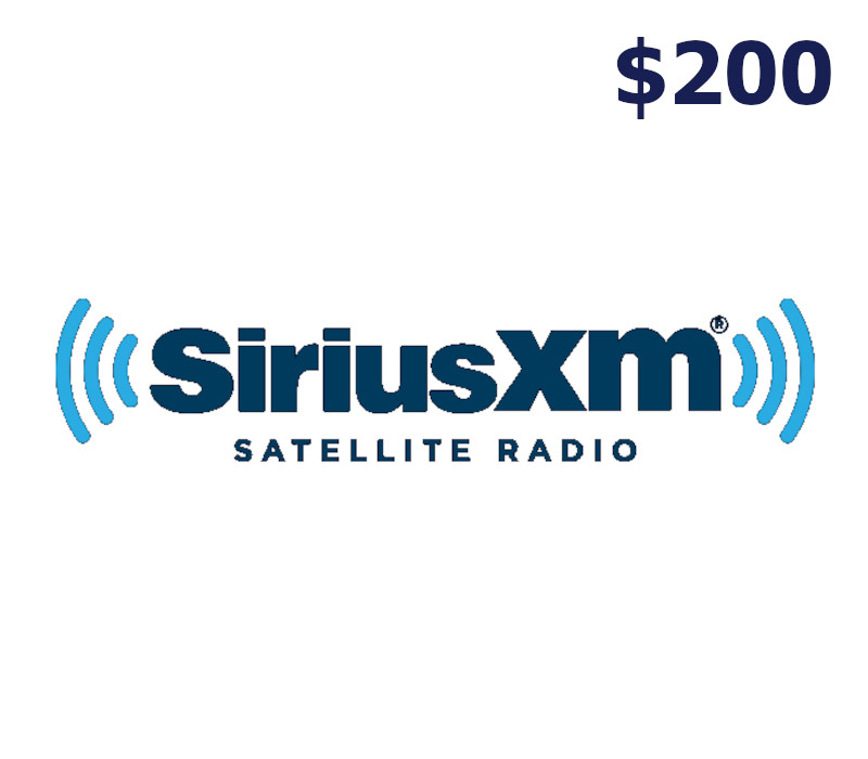 SiriusXM $200 Подарочная карта US