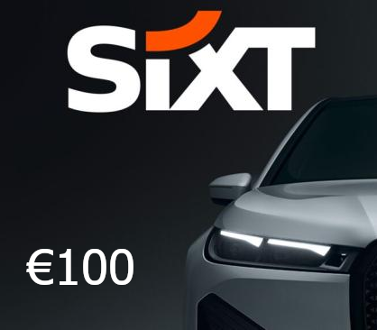 Sixt EUR 100 Подарочная карта DE